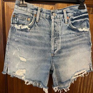 Agolde Dee Ultra High Rise Shorts, size 26 in Riccochet